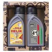 Rinkinys vyrams Helix: dušo želė, 250 ml + dušo želė/šampūnas, 250 ml