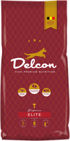 Delcon Visavertis pašaras suaugusiems šunims ELITE / 12 kg