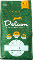 Delcon Visavertis begrūdis pašaras suaugusioms katėms su žuvimi / 1,75 kg