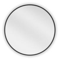 Mexen Loft apvalus vonios veidrodis 30 cm, juodas rėmas - 9850-030-030-000-70