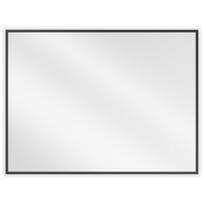 Mexen Loft stačiakampis vonios veidrodis 80 x 60 cm, juodas rėmas - 9852-080-060-000-70