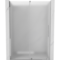Mexen Velar stumdomos dušo durys 130 cm, matinės, chromas - 871-130-000-31-01