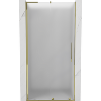 Mexen Velar L stumdomos dušo durys 120 cm, matinės, auksinės - 871-120-003-31-50