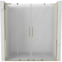 Mexen Velar L Duo stumdomos dušo durys 170 cm, matinės, auksinės - 871-170-003-32-50
