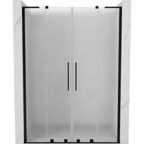 Mexen Velar L Duo stumdomos dušo durys 140 cm, matinės, juodos - 871-140-003-32-70