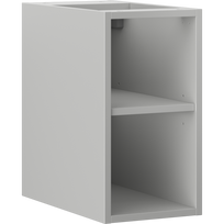 Mexen Box-A atvira spintelė su lentyna 25 cm, pilka matinė - 91AX2-0250-470-0-62