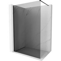 Mexen Kioto-X dušo sienelė Walk-in 50 x 200 cm, grafitas 10 mm, juoda - 800-050-101-70-40-X