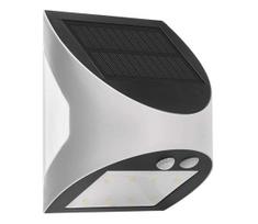 LED sieninis šviestuvas su jutikliu, įkraunamas saulės energija LUMI LED/3,7W 1200mAh IP54 balta