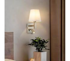 Brilagi - LED sieninis šviestuvas DEYA 1xE14/40W/230V + LED/3W balta/matinis chromas