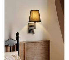 Brilagi - LED sieninis šviestuvas DEYA 1xE14/40W/230V + LED/3W juoda