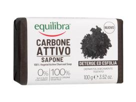 Equilibra Carbone Attivo Valymo muilas 100% augalinis su aktyvuota anglimi 100g
