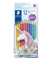 Spalvoti pieštukai STAEDTLER , šešiabriauniai, pastelinės spalvos , 12 vnt.