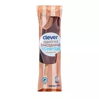 Glaistytas šokoladinis skonio plombyras ant pagaliuko CLEVER, 120 ml