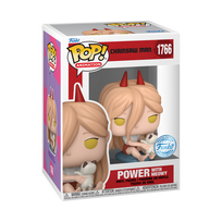FUNKO POP! Vinilinė figūrėlė: Chainsaw Man - Power & Meowy (w/ Chase)