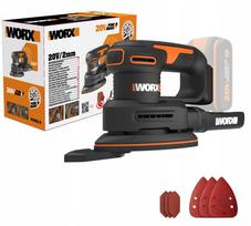 Trikampis šlifuoklis Worx WX822.9; 20 V (be akumuliatoriaus ir pakrovėjo)