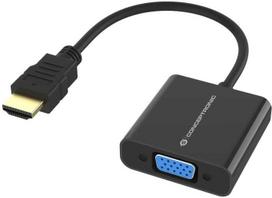 „Conceptronic“ CONCEPTRONIC AV adapteris HDMI -> VGA 1080P 60Hz 0,25 m sw