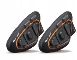 Ausinės Midland BTX1 PRO S-TWIN motociklo domofonas dviem šalmams