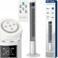 Namų Įranga - Stulpinis Ventiliatorius XXL 90W 3 Greičių Automatinis Sukimas Metaliniame Korpuse