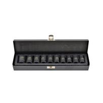 Smūginių galvučių rinkinys AWTools AW38623BL; 1/2''; 10-22 mm; 10 vnt.