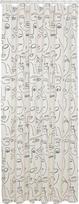 Vonios dušo užuolaida Sealskin Mind, juoda/balta(180x200)