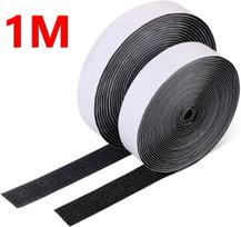 25M Stipri lipni kabliukų ir kilpų tvirtinimo juosta Nailoninis lipdukas Kabliukas Kilpa Dirželis su klijais DIY Drabužių Rankdarbių Aksesuarams 20mm Wide