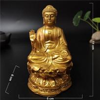 Golden Chinese Feng Shui Buddha Statue Handmade Resin Crafts Meditation Buddha Sculpture Figurines Home Decoration Statues auksas