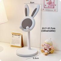 Bunny Mobile Phone Holder Can Be Lifted and Adjusted, Student Desktop, Lazy Home Selfie Live Broadcast Support Shelf