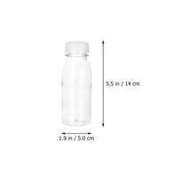 12 vnt. 200 ml plastikinės sulčių buteliukai, gėrimų buteliukai, vaisių arbatos buteliukai, sulčių pakuotės buteliukai, gėrimų buteliukai, maistinio plastiko (PET) buteliukai su dangteliu 101-200ml