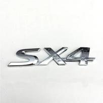SX4 logotipo automobilio galinės emblemos ženklelio lipdukas, skirtas S/uzuki SX4 sidabras
