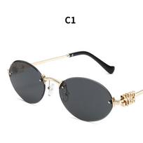 Women's sunglasses, rimless sunglasses, fashion sunglasses