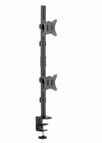 Stalo Laikiklis "gembird" 2 Monitoriams Ma-d2-02 (17 - 32")