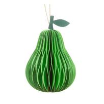 Iš popieriaus rankų darbo eglutės papuošimas ø 7 cm Pear Honeycomb – Sass & Belle