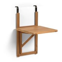 Iš medienos masyvo pakabinamas balkono stalas 40x42 cm Amarilis – Kave Home