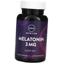 Melatoninas kapsulėse, Melatoninas 3, MRM  60 augalinių kapsulių (72122006) 60vcaps