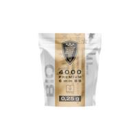Suyrančios airsoft kulkos "Elite Force Premium Bio" 6 mm, 0.25 g, 4000 vnt.