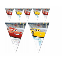 Šventinė vėliavėlių girlianda - Cars - 2,3m