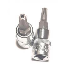 Antgalis įpresuotas į galvutę 1/4,Torx, T35, su skyle, UBERFESTE