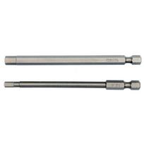 Antgaliai HEX šešiakampiai su skyle 1/4", 2vnt: H4x100mm H6x100mm