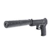 Airsoft pistoletas MK23 Special Operations su duslintuvu
