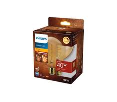 LED pritemdoma elektros lemputė VINTAGE Philips G95 E27/5,5W/230V 2200K