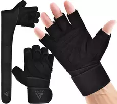 Treniruočių pirštinės RDX MICRO BLACK PLUS-L