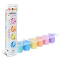 Primo guašas, 6 pastelinių spalvų x 25 ml.