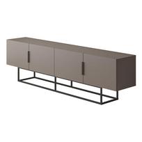 TV spintelė pilkos spalvos/smėlio spalvos 200x55 cm Titan – Marckeric