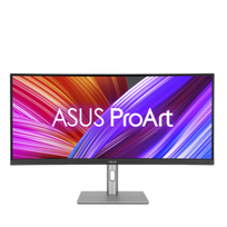 Asus ProArt Display PA34VCNV Curved Professional Monitor – 34.1-inch, IPS, 21:9 3440 x 1440, 3800R Curvature, 100% sRGB / Rec.709, Color Accuracy ΔE < 2, Calman Verified, USB-C Docking PD 96W, RJ45, Ergonomic Stand, Green Sustainability