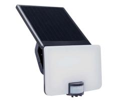 LED sieninis šviestuvas su jutikliu, įkraunamas saulės energija LED/8W/3,7V 2000 mAh IP54