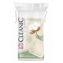 Cleanic Pure Effect Virgin Cotton Square Pads Kvadratiniai vatos diskeliai, 40vnt.