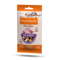 Nature's Variety Meat Bites kalakutienos skanėstai šunims (20g)