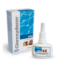 ICF Clorexyderm OTO 50 ml – ausų valiklis šunims ir katėms
