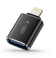 Adapteris USB A lizdas - Lightning kištukas su OTG funkcija, juodas Tech-Protect