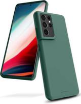 Dėklas Mercury Silicone Case Samsung A366 A36 5G tamsiai žalias
